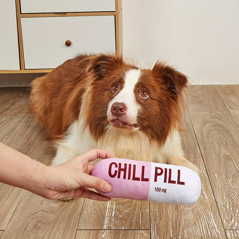 Chill Pill Squeak Toy for Dogs