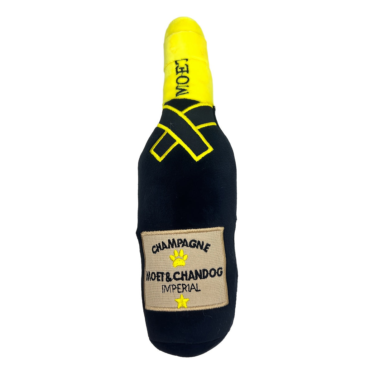 1pc Interactive Dog Toy Bottle - Squeaky Plush