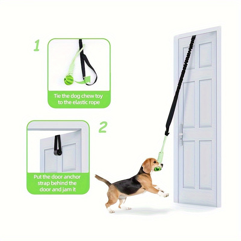 Dog Indoor/Outdoor Bungee Hanging Toy & Dog Potty For Indoor Or Porch