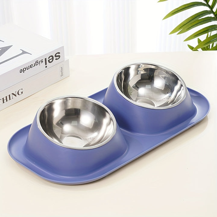 Pet Bowl | Anti-Overflow Feeding and Watering Protection | Easy to Clean | Convenient |