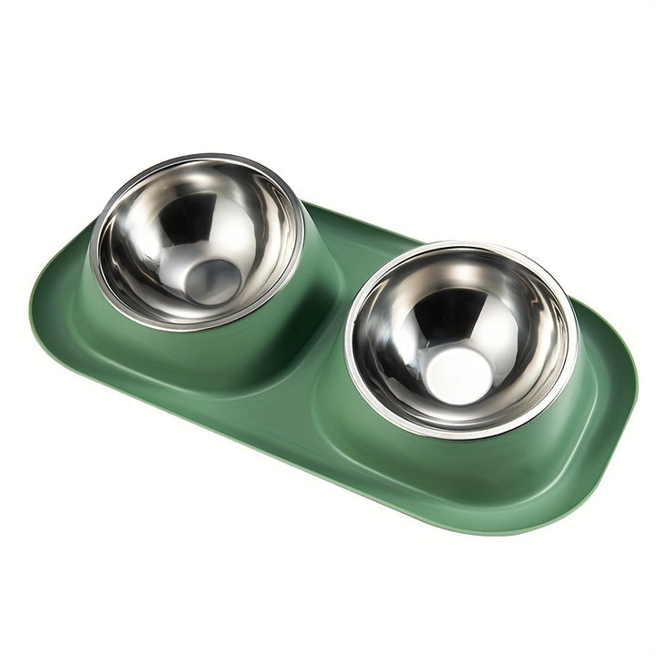 Pet Bowl | Anti-Overflow Feeding and Watering Protection | Easy to Clean | Convenient |