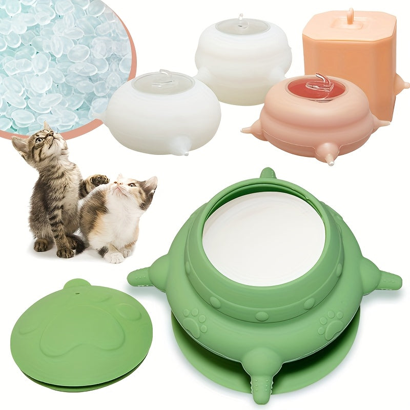 Silicone Feeder for Multiple Kittens & Puppies, Rubber Milk Powder Replacement Station with 4 Teats