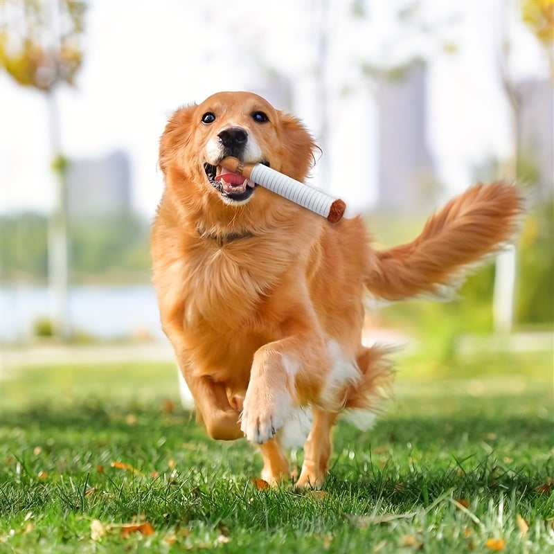 Plush Cigarette Dog Toy
