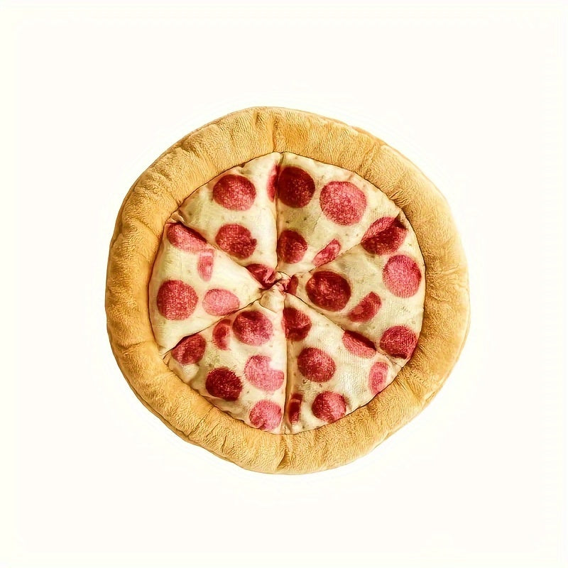 Plush Pepperoni Pizza Dog Toy