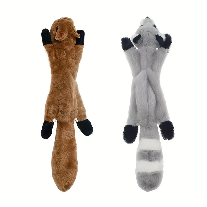Dog Voice Toy Funny Simulation Animal No-Fill Dog Squeaky Toy Durable No-Fill Plush Squeaky Dog Chew Toy