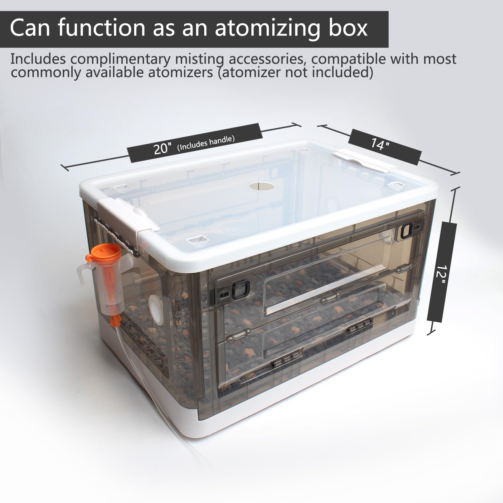 Incubator for Puppies,Kitten Incubator with Heating,Puppy Incubator for Dogs, Incubator for Newborn Puppies and Kittens,Small Mammal Incubator (85L (3* Heat Lamp))
