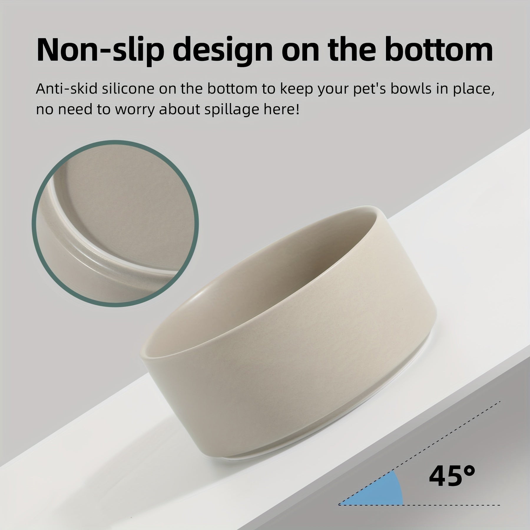 Pet Food And Water Bowl
