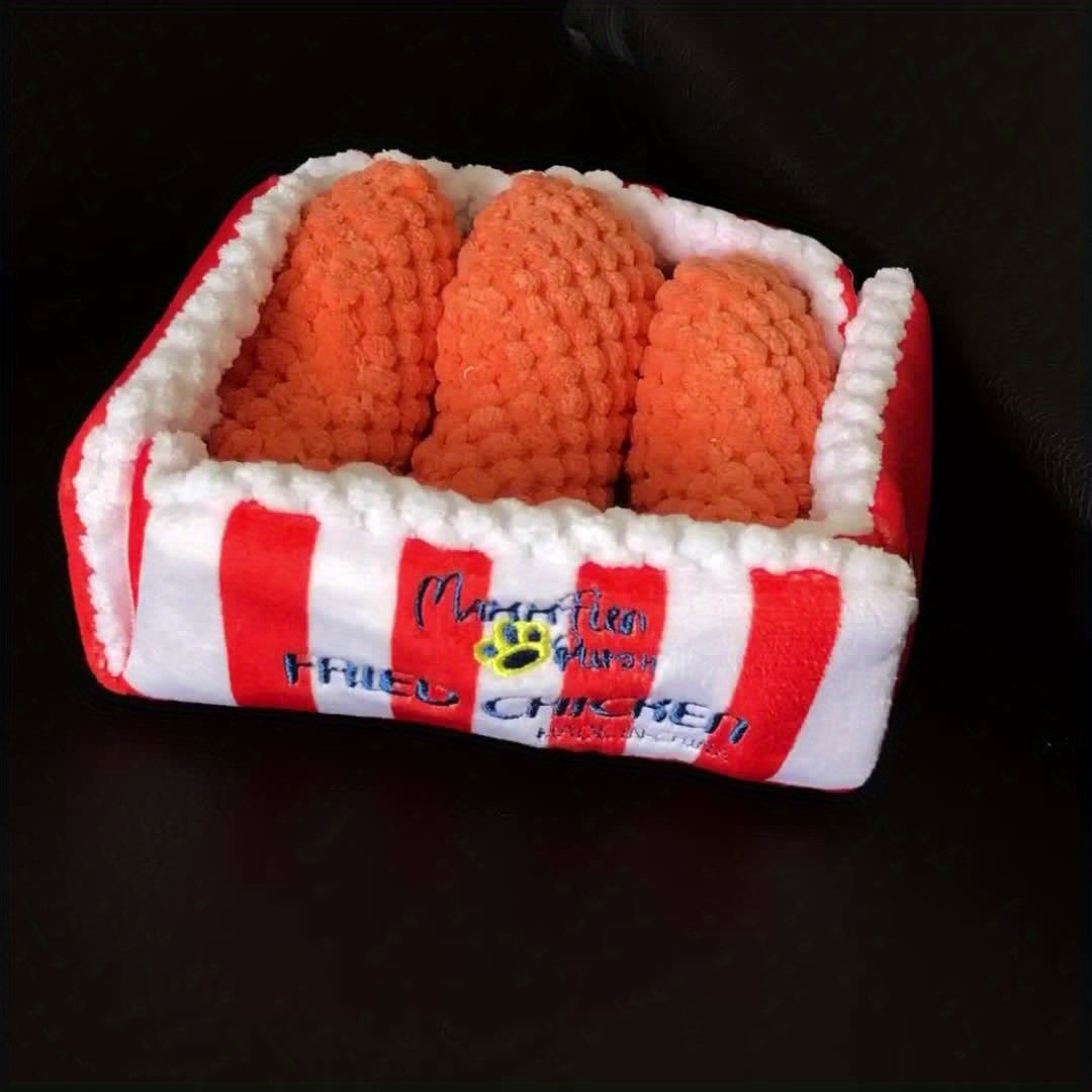 Fried Chicken Dog Toy