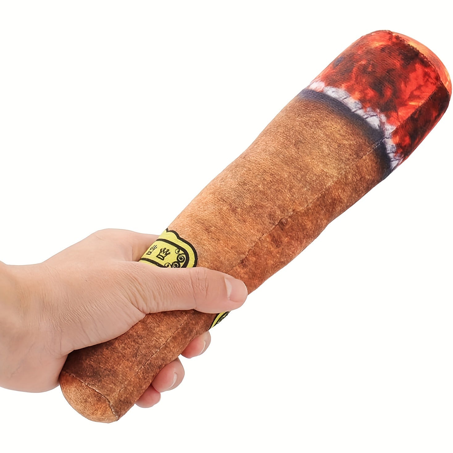 Cigar Pet Plush Toy - Interactive Squeak Toys for Dogs