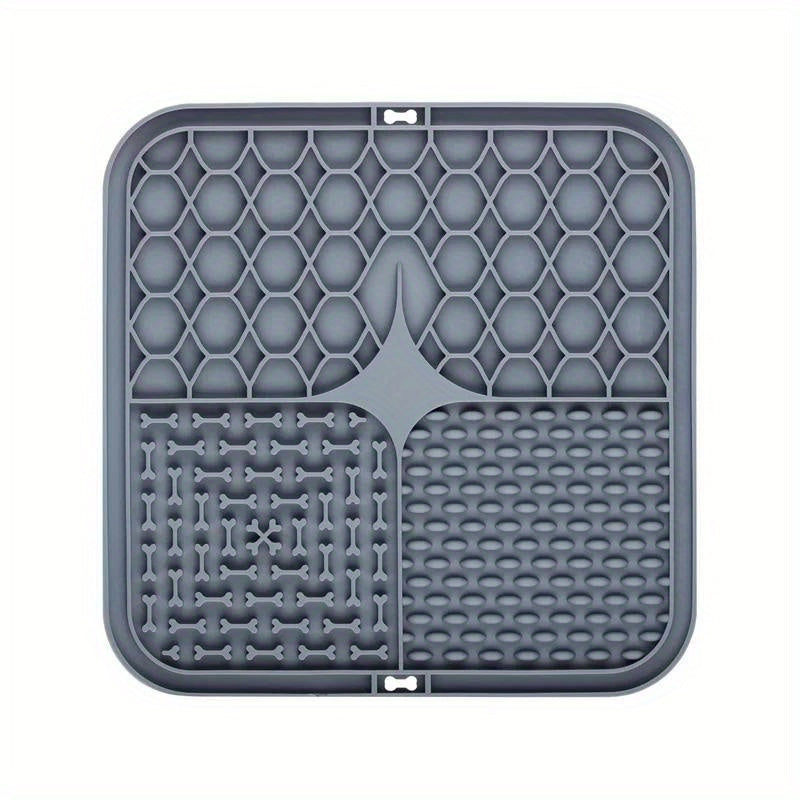 Dog Licking Mat, Slow Feeder Pad for Stress Relief & Training