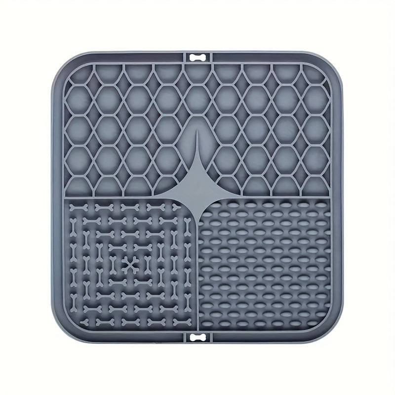 Dog Licking Mat, Slow Feeder Pad for Stress Relief & Training - rarefrenchies 