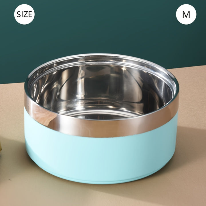 Stainless Steel Dog Bowl, Non-Slip - rarefrenchies 