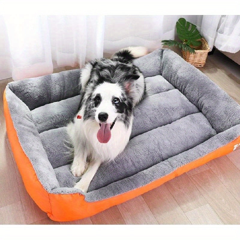 Paw Printed Pet Bed - rarefrenchies 