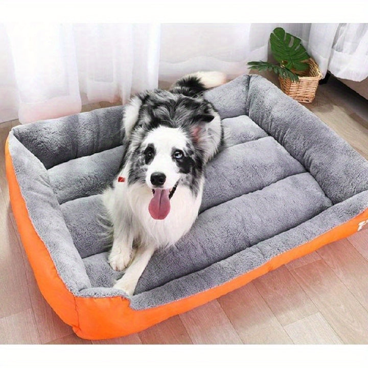 Paw Printed Pet Bed - rarefrenchies 