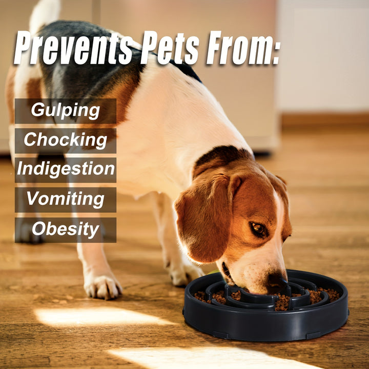 Ruicyg Interactive Dog Feeder - Slow Feed Puzzle Bowl for Healthy Eating - rarefrenchies 