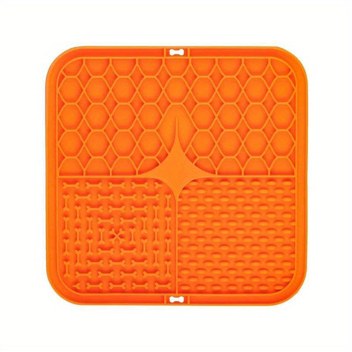 Dog Licking Mat, Slow Feeder Pad for Stress Relief & Training - rarefrenchies 