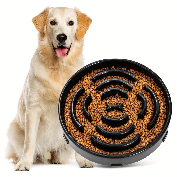 Ruicyg Interactive Dog Feeder - Slow Feed Puzzle Bowl for Healthy Eating - rarefrenchies 