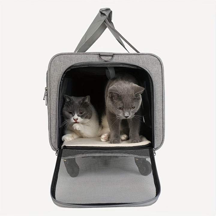 Large Extra Portable Detachable Dog Trolley Case - Foldable Pet Bag Cat Travel Carrier Bag - rarefrenchies 