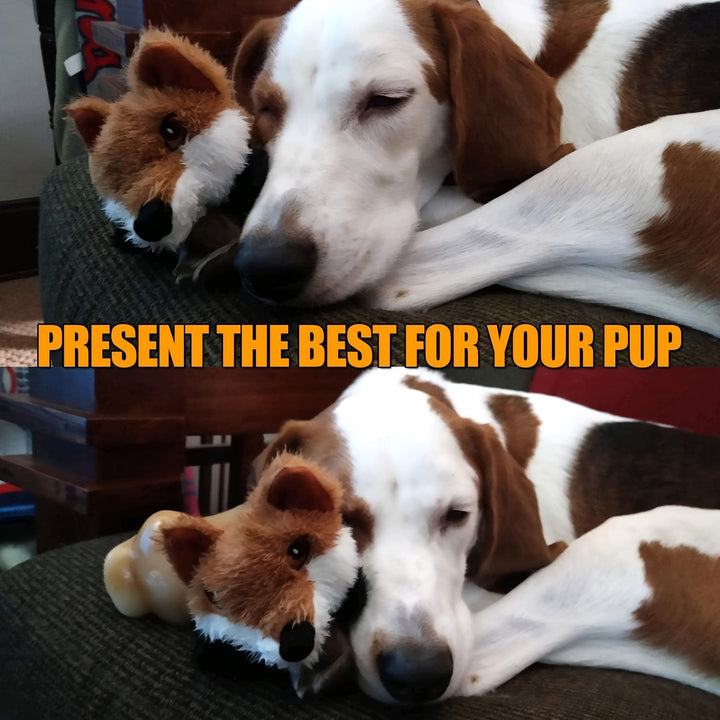 Dog Voice Toy Funny Simulation Animal No-Fill Dog Squeaky Toy Durable No-Fill Plush Squeaky Dog Chew Toy - rarefrenchies 