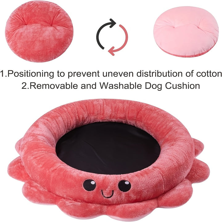 Octopus Dog & Cat Bed - rarefrenchies 