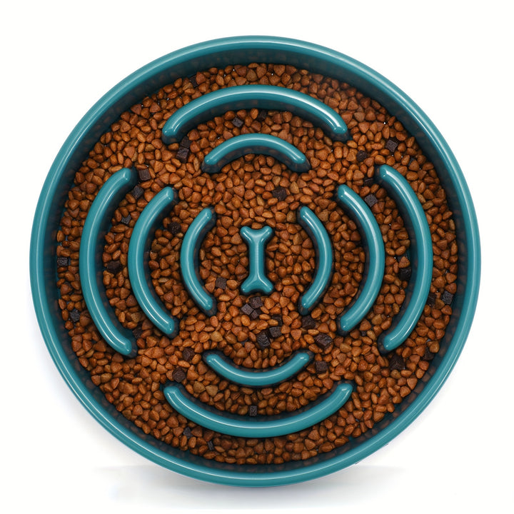 Ruicyg Interactive Dog Feeder - Slow Feed Puzzle Bowl for Healthy Eating - rarefrenchies 