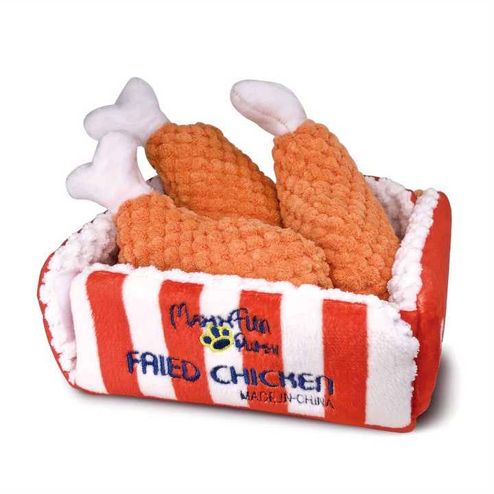 Fried Chicken Dog Toy - rarefrenchies 