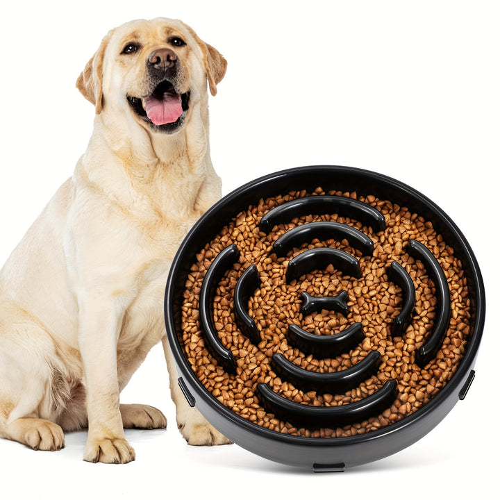 Ruicyg Interactive Dog Feeder - Slow Feed Puzzle Bowl for Healthy Eating - rarefrenchies 