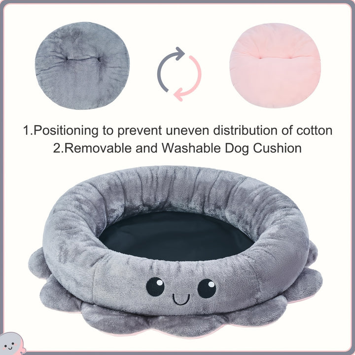 Octopus Dog & Cat Bed - rarefrenchies 