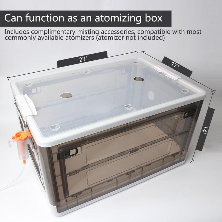 Incubator for Puppies,Kitten Incubator with Heating,Puppy Incubator for Dogs, Incubator for Newborn Puppies and Kittens，Small Mammal Incubator (85L (3* Heat Lamp))
