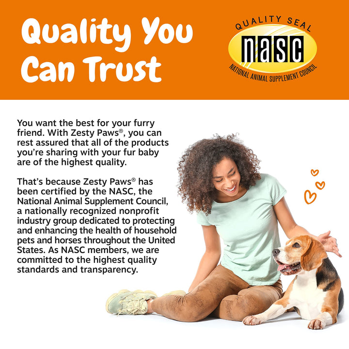 Zesty Paws Probiotics for Dogs - Digestive Enzymes for Gut Flora, Digestive Health, Diarrhea & Bowel Support - Clinically Studied DE111 - Dog Supplement Soft Chew for Pet Immune System - Chicken - rarefrenchies 
