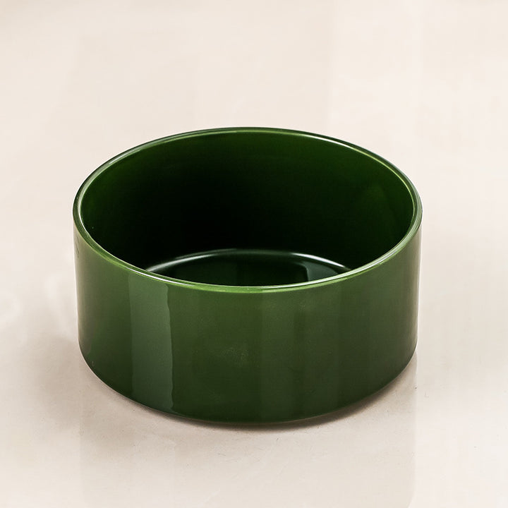 Elevated Pet Bowls with Stand, Ceramic Dog Bowl for Food & Water - rarefrenchies 