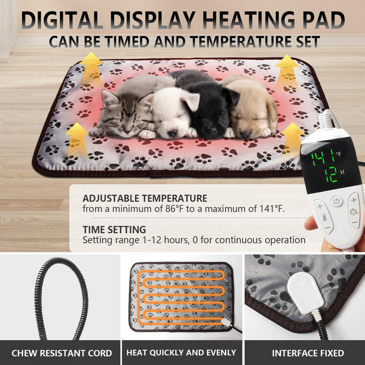 Incubator for Puppies,Kitten Incubator with Heating,Puppy Incubator for Dogs, Incubator for Newborn Puppies and Kittens，Small Mammal Incubator (85L (3* Heat Lamp))