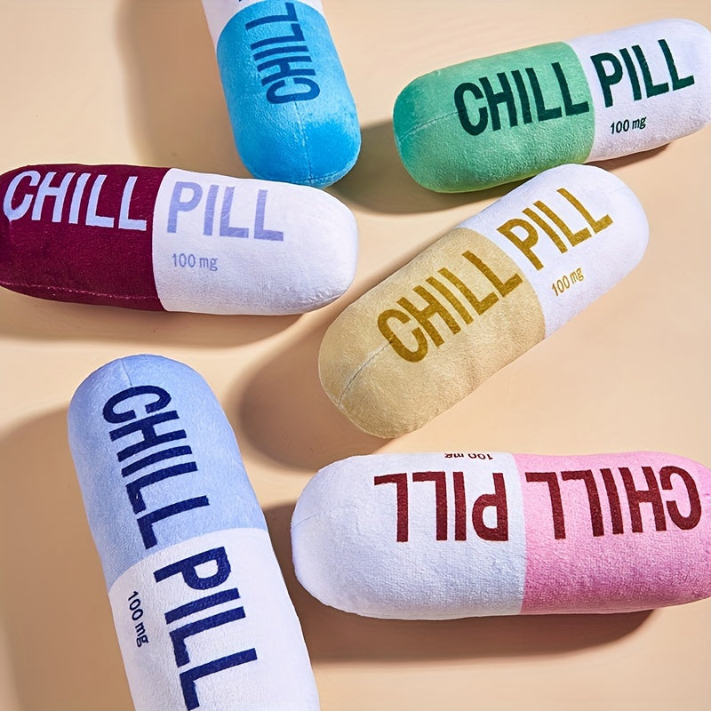 Chill Pill Squeak Toy for Dogs - rarefrenchies 