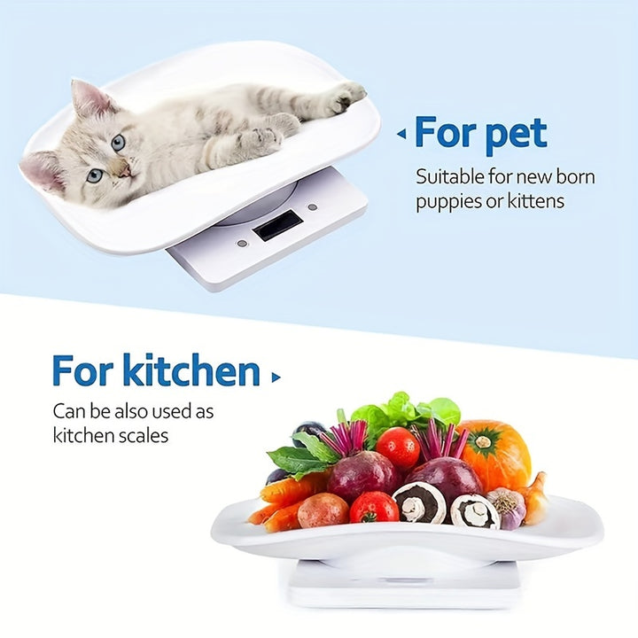 Digital Pet Scale, Small Animals Scales for Weighing, Puppy Whelping Scale - rarefrenchies 