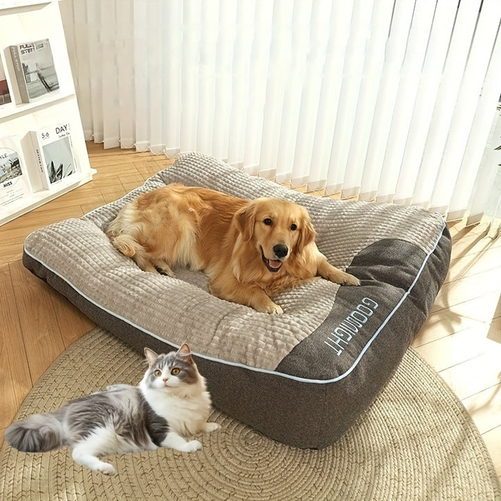 Luxurious Plush Pet Sofa Bed - rarefrenchies 