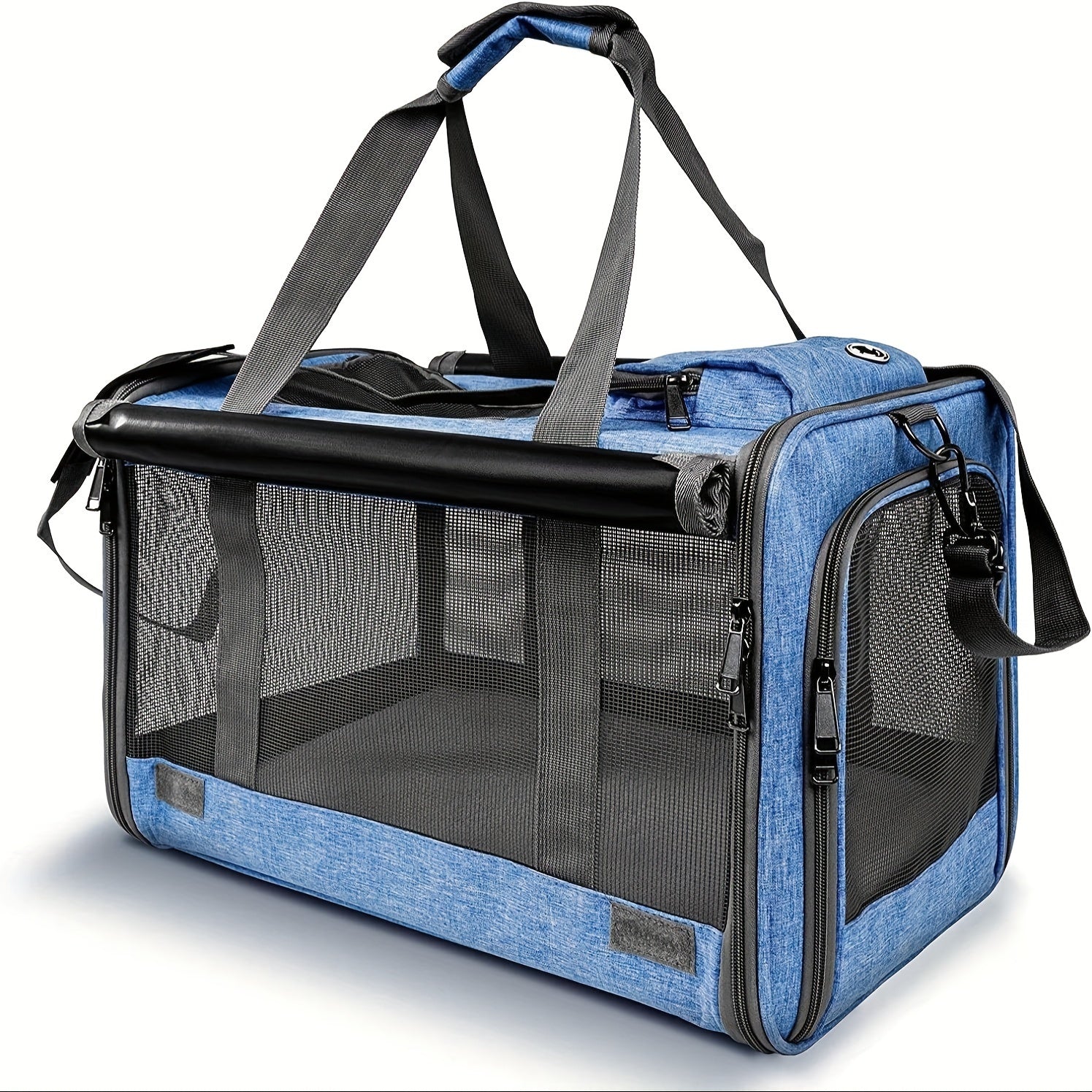 Large & Medium Pet Carrier - Soft-Sided Carrier For Cats, Puppies, Dog Carriers, Cat Carriers With Pet Privacy Protection - rarefrenchies 