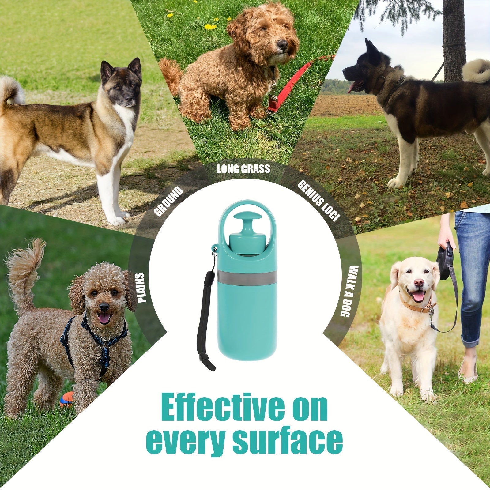 Claw Portable Dog Poop Scooper with Bag Dispenser - Durable Plastic, Includes Leak-Proof Bags - rarefrenchies 