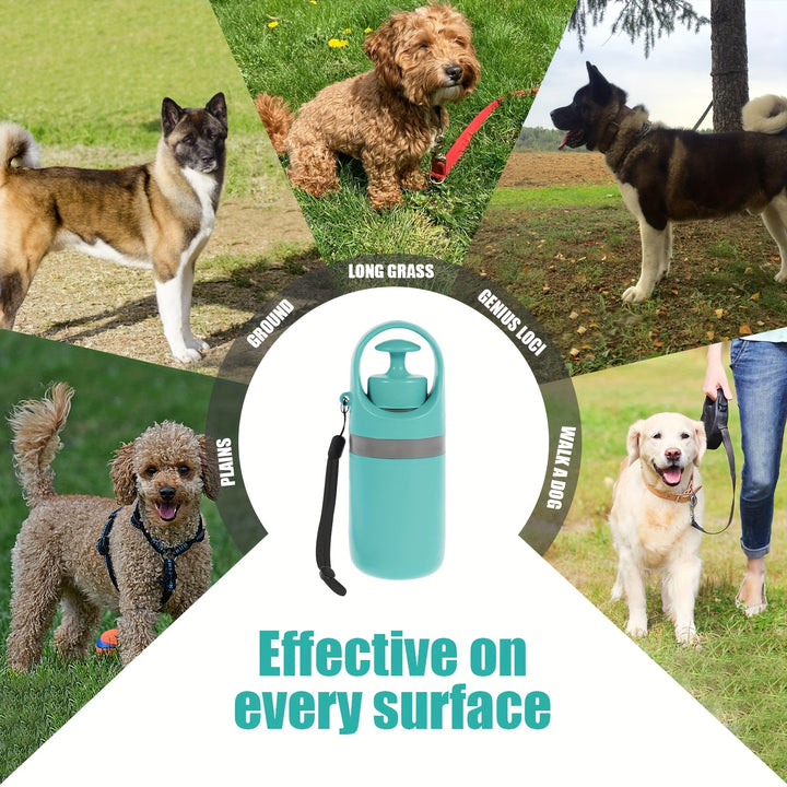 Claw Portable Dog Poop Scooper with Bag Dispenser - Durable Plastic, Includes Leak-Proof Bags - rarefrenchies 