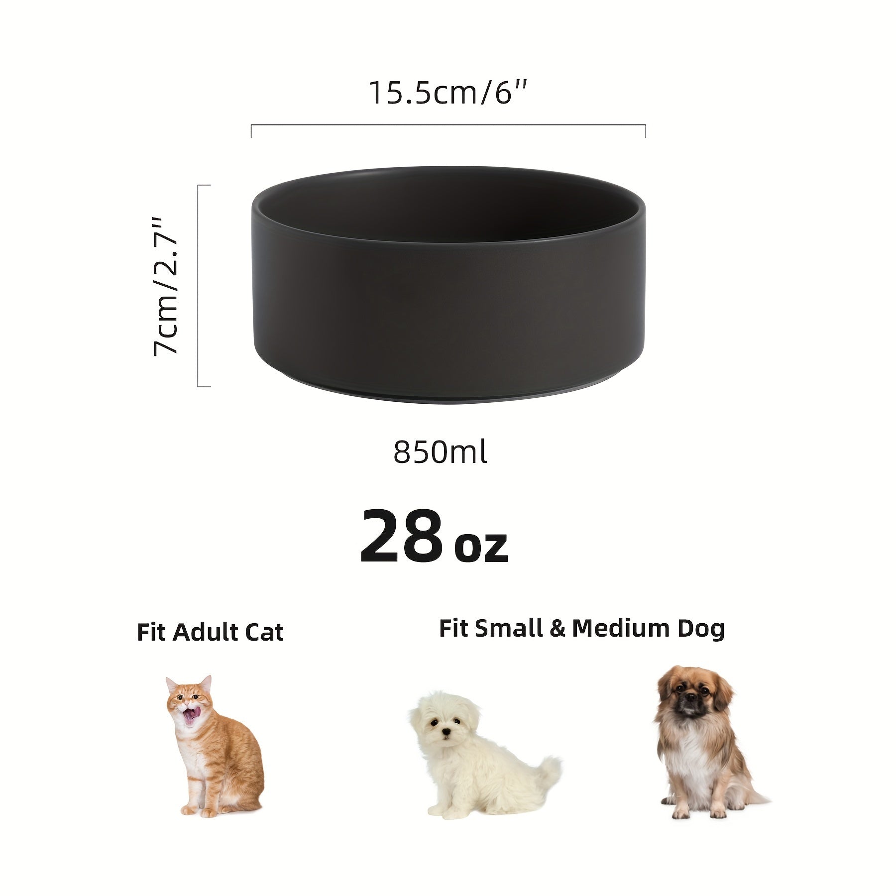 Pet Food And Water Bowl - rarefrenchies 