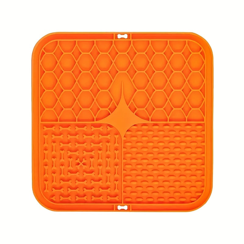 Dog Licking Mat, Slow Feeder Pad for Stress Relief & Training - rarefrenchies 