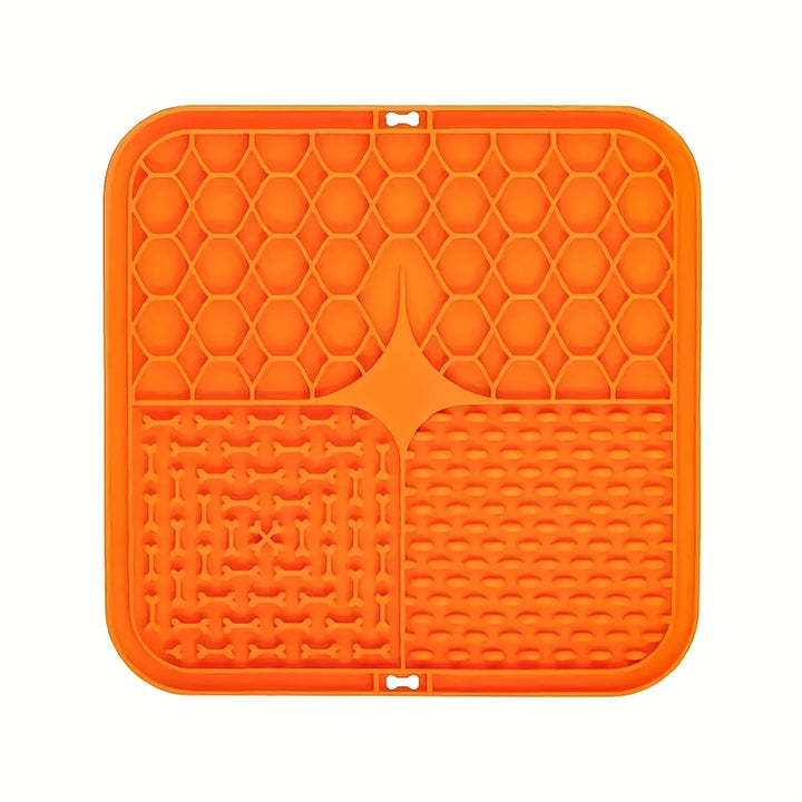 Dog Licking Mat, Slow Feeder Pad for Stress Relief & Training - rarefrenchies 