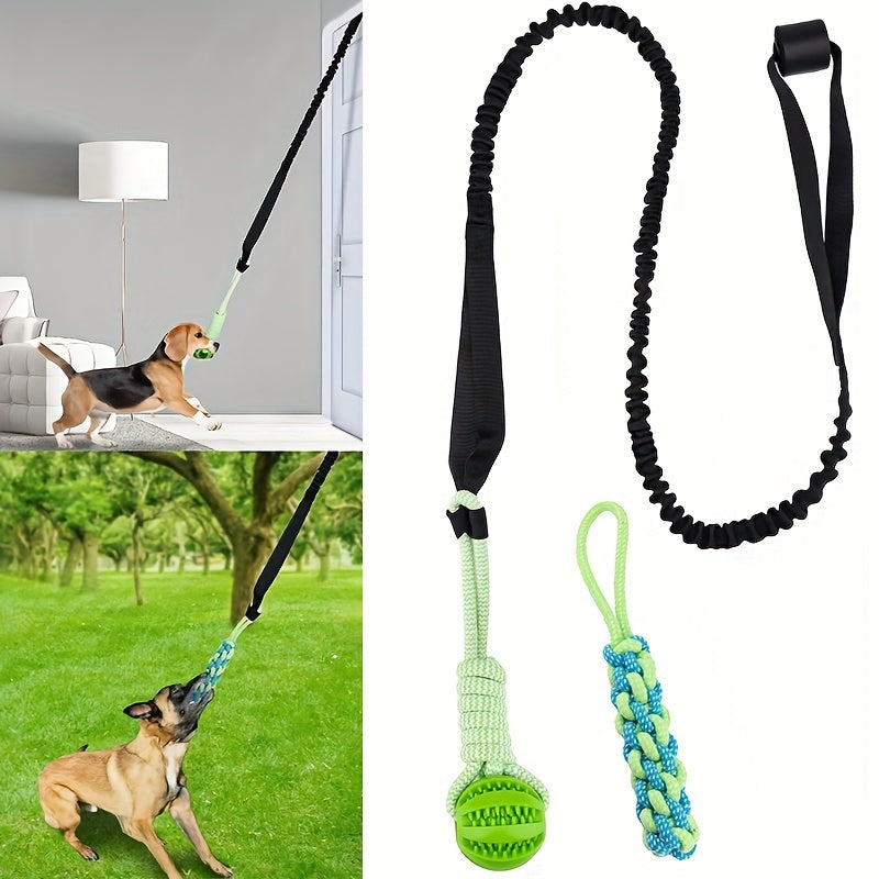 Dog Indoor/Outdoor Bungee Hanging Toy & Dog Potty For Indoor Or Porch - rarefrenchies 
