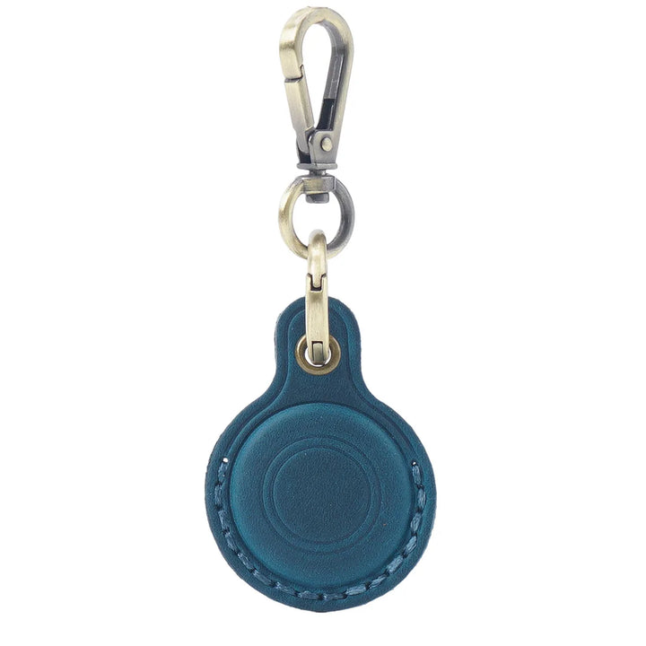 Genuine Leather Protective Case For Apple AirTags Keychain Locator Cover Bag Fashion Pet Pendant Air Tag Accessories