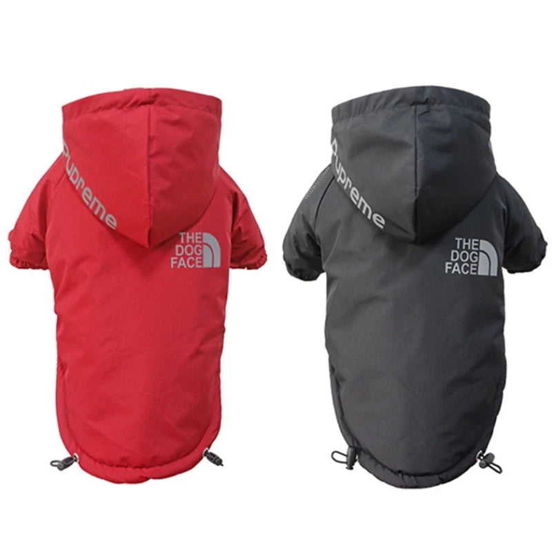 The Dog Face Waterproof Reflective Pet Coat - rarefrenchies 