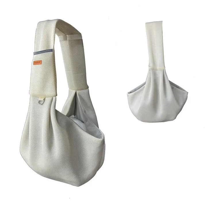 Summer Pet Sling Carrier Bag for Small Dog Dog Cat Breathable Outdoor Portable Messenger Bag Puppy Sling Handbag Tote Pouch - rarefrenchies 