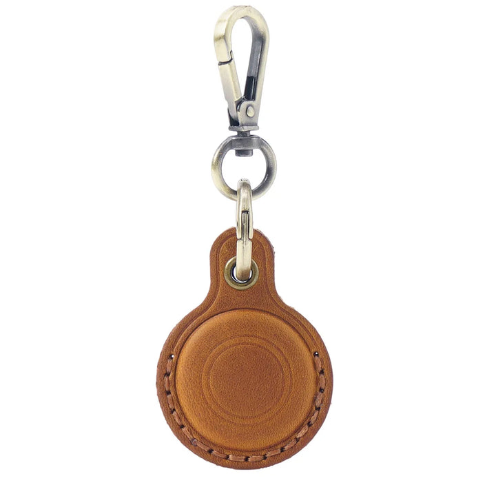 Genuine Leather Protective Case For Apple AirTags Keychain Locator Cover Bag Fashion Pet Pendant Air Tag Accessories