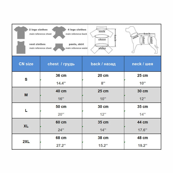 Warm Dog Clothes Cute Print Puppy Pet Clothing French Bulldog Hoodie Winter Dog Pajamas Sweater Coat for Small Medium Dogs Cats