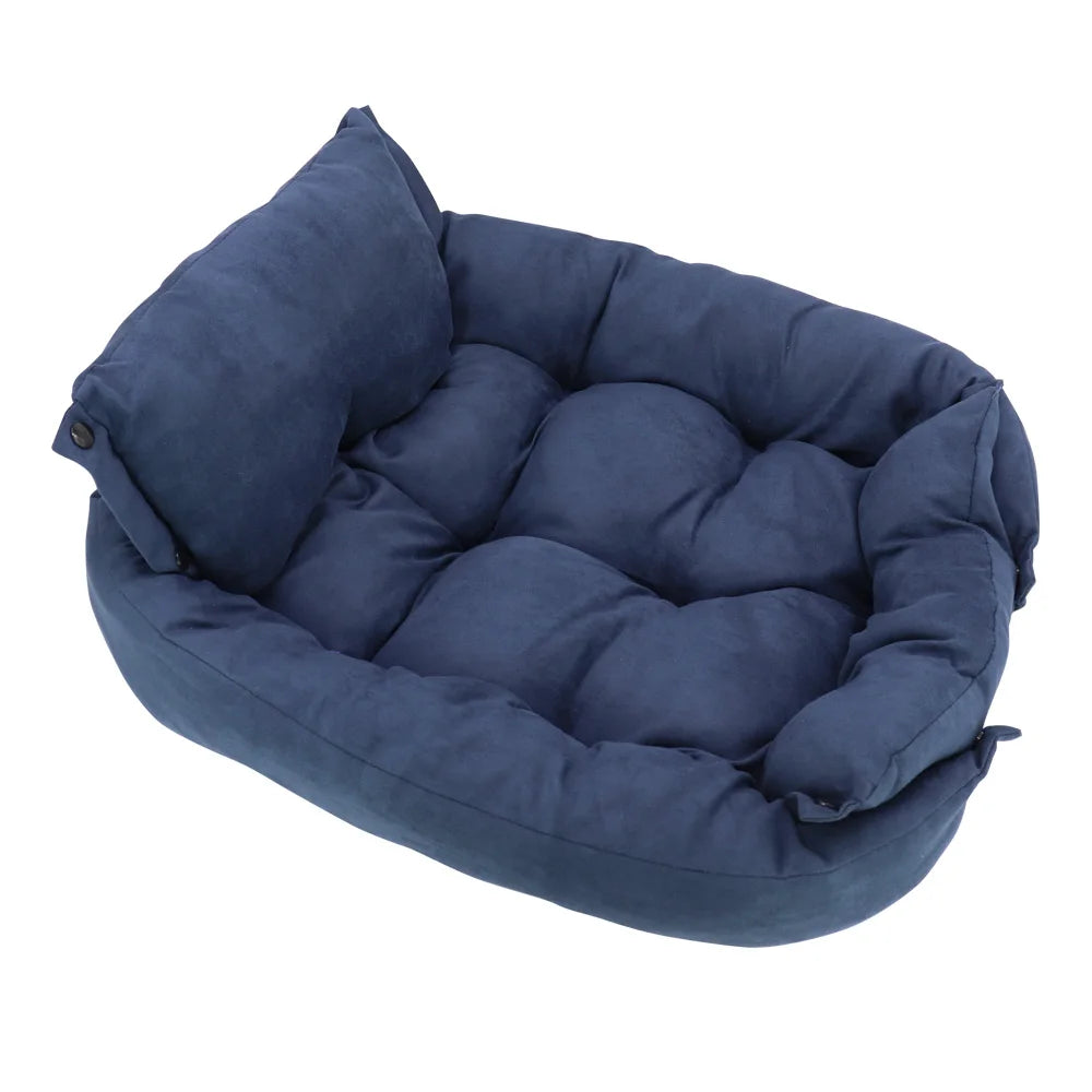 Warm Dog Sofa Bed Winter Pet Dog Cat Bed Sleeping House Kennel Mat Cat Puppy Mattress Pet House Cushion For Small Large Dogs - rarefrenchies 