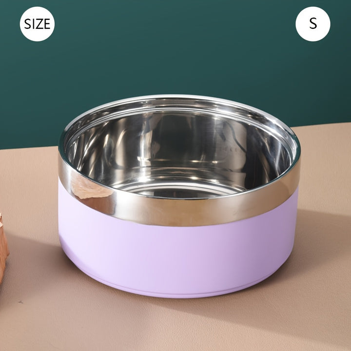 Stainless Steel Dog Bowl, Non-Slip - rarefrenchies 