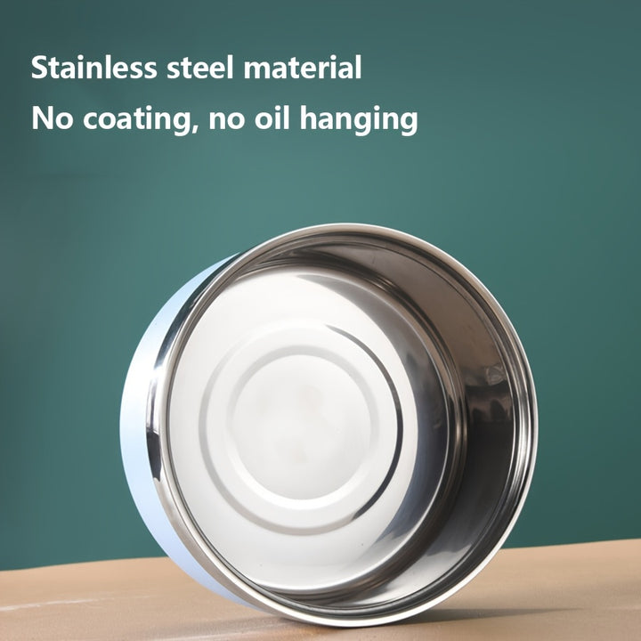 Stainless Steel Dog Bowl, Non-Slip - rarefrenchies 